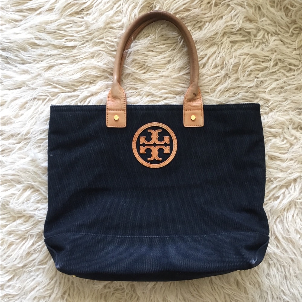 Black Canvas Tory Burch Tote